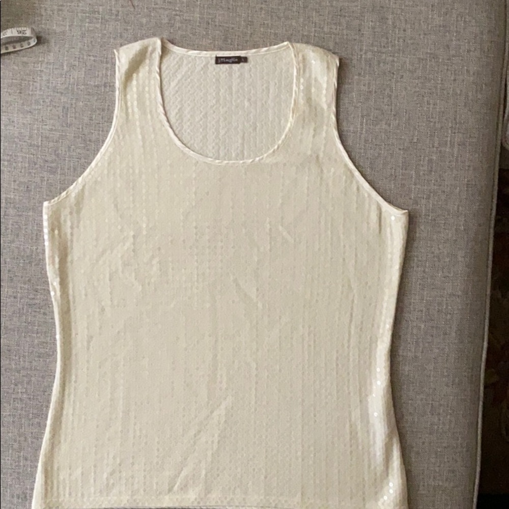 J. McLaughlin stretch sequined tank